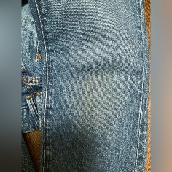 GOOD AMERICAN Good Classic Jeans High Rise Waisted Skinny Frayed Hem Size 28 - Picture 16 of 16